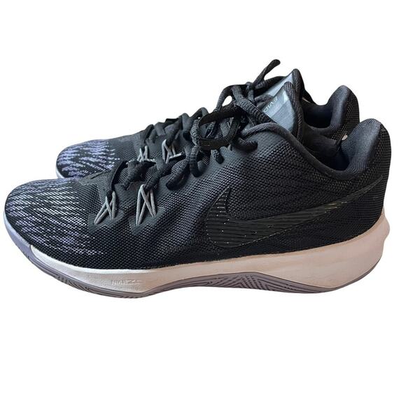 Nike Zoom Evidence 2 Black Purple Sneakers Size 5.5 youth‎ - Picture 1 of 12